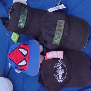 Spiderman and Hulk Ballcaps (4)